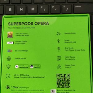 (NEW) MIVI SuperPods Opera Earbuds Wireles TWS