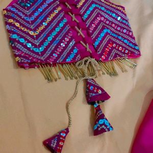 Sharara Blouse With Dupatta