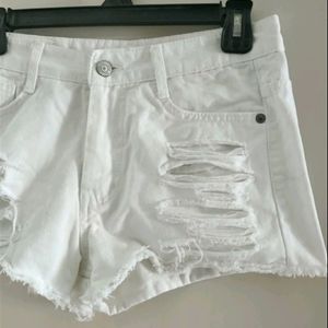 Beautiful White Shorts