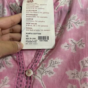 Suvasa Kurta New With Tags