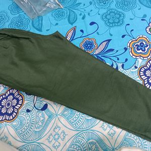 Olive Green Kurta Set