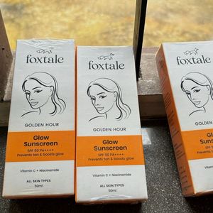 Sealed Foxtale Golden Hour Glow Sunscreen