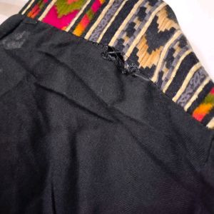 Black Printed Kurta Like New Plus Size