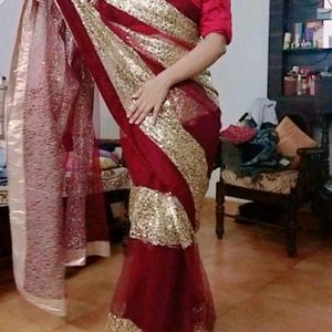 Sequence Saree 💜