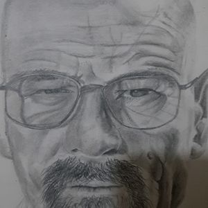 Breaking Bad Character Potrait Hand Drawn