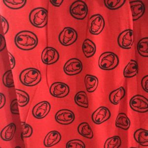 Iron Man Red Long Pyjama Pants For Women