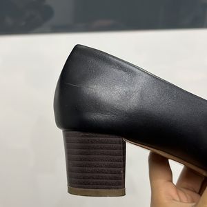 Black Block Heels