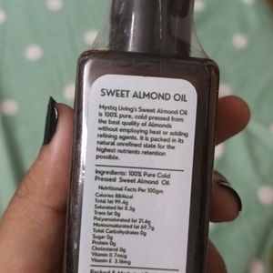 Mystiq Living Sweet Almond Oil