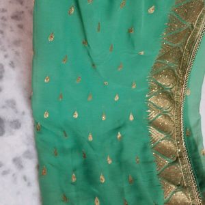 Green Colour Saree