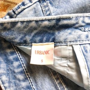 Urbanic Straight Leg Denim Faded Blue Jeans