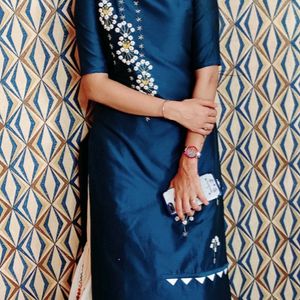 Embroidery Straight Kurti