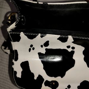 Cow Print Sling Bag (Strap Adjustable)