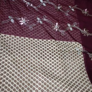 Embroidered Saree