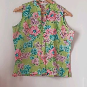 Floral Sleevless Top (Women)