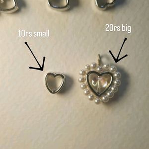 Hollow Heart Charm