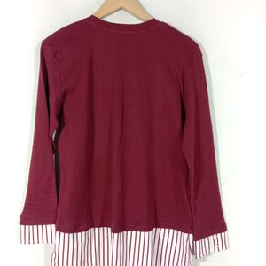 Maroon Casual Top (Women's)