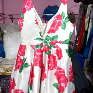 Birthday Frock Floral Flared Dress Urbanic