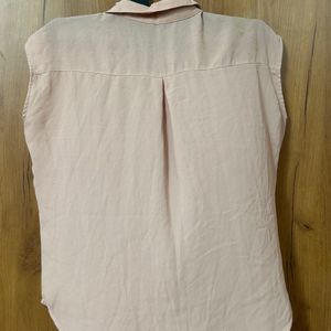 Nude Sleeveless Top