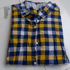 Checked Shirt For Woman