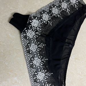 Net Black Hot Panty Brief Hipster