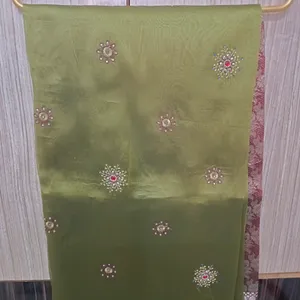 Beautiful Saree with pico fall