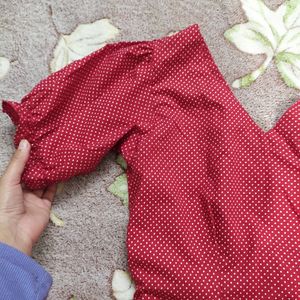 All New Red Polka Dot Dress