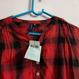 Black And Red Plaid Tunic Topic