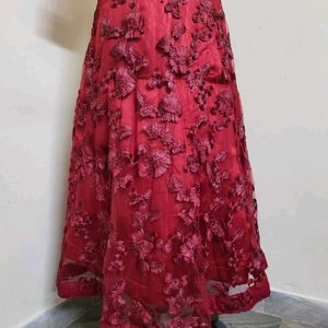 Maroon Gown