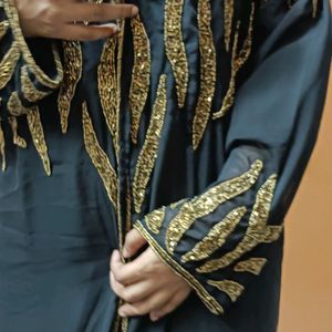 Dubai Abaya Coat Fully Embellished