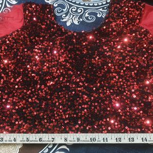 Sequence Work Velvet Crop Top