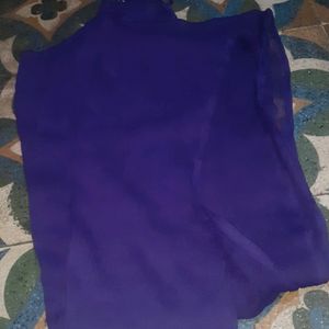 purple shiffon dupatta