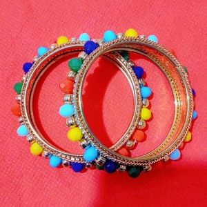 Multi Colour AD party wear kada