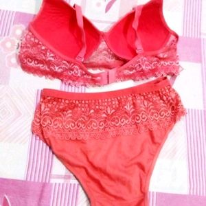 [Combo Of Beautiful Padded Bra With Panty Set]