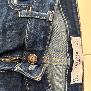 Jeans of Hollister a wellknown brand o