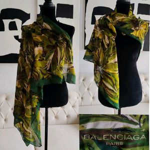 Balenciaga Paris Silk Scarf