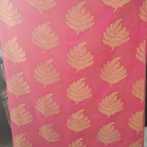 Pink Colour Georgette Saree