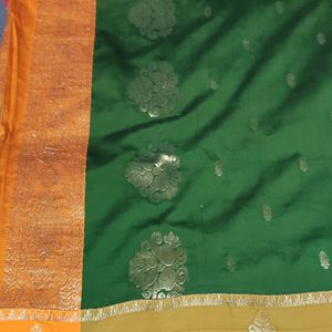 Green Silk Saree