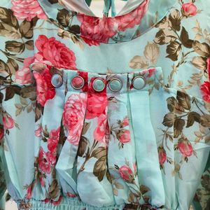 🆕Midi Floral Dress For Girls