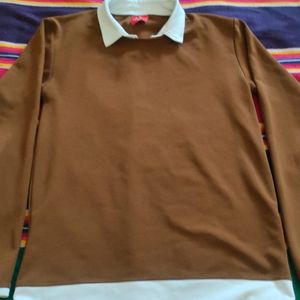 BROWN FULL T-SHIRT FOR MEN