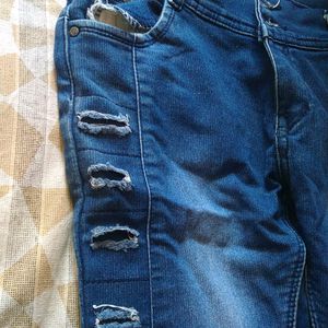 Damage Denim Jeans