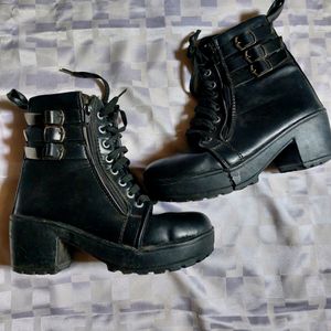 Black Heel Boots