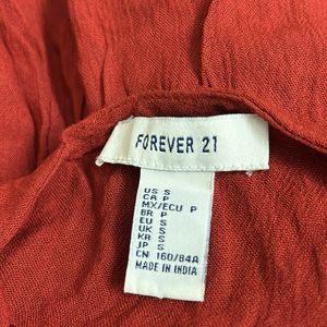 Forever 21 Rust Color Cute Top