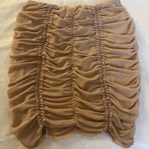 Ruffle Bodycon Skirt