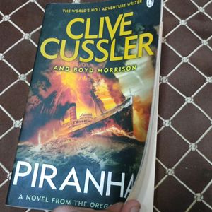 Piranha By Clive Cussler Bk + Audiobook