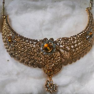 Golden Copper Jewellery Set