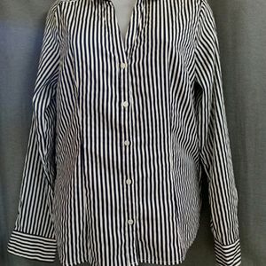 H&M Black & White Formal Shirt For Women's