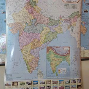 India Political Map 🗺️🗾