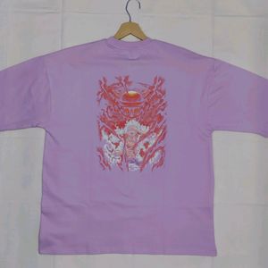 Anime Back Printed Tshirts