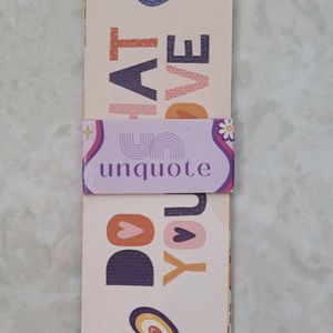 Unquote Floral Book Marks