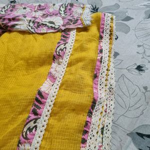 Kurta With Duppata Pure Cotton